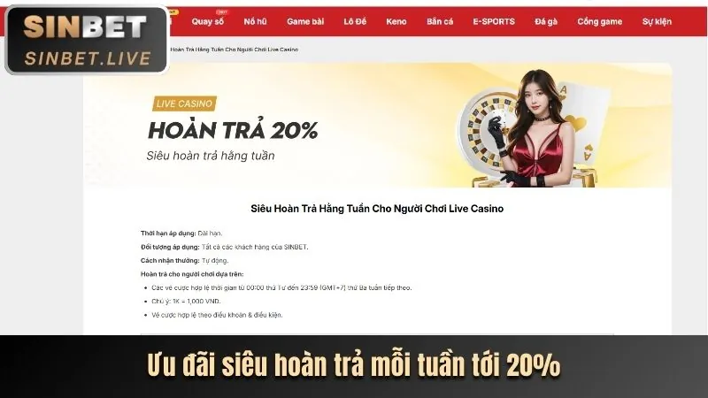 Khuyến mãi thể thao W88